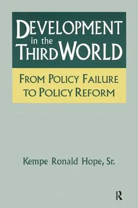 Hope, Sr. |  Development in the Third World | Buch |  Sack Fachmedien