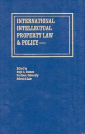 Hansen |  International Intellectual Property Law and Policy | Buch |  Sack Fachmedien