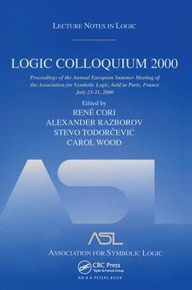 Cori / Razborov / Wood |  Logic Colloquium 2000 (hardcover) | Buch |  Sack Fachmedien