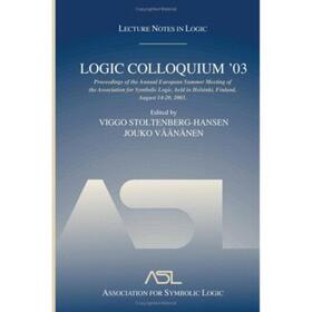 Stoltenberg-Hansen / Väänänen |  Logic Colloquium '03 | Buch |  Sack Fachmedien