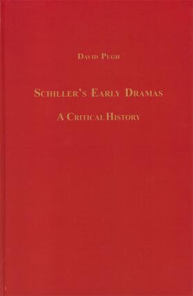Pugh |  Schiller's Early Dramas | Buch |  Sack Fachmedien