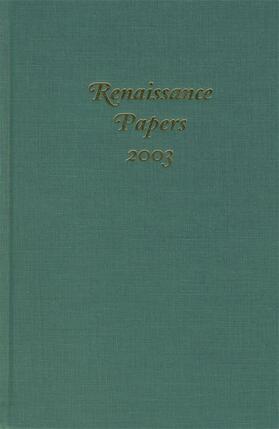 Cobb / Hester |  Renaissance Papers 2003 | eBook | Sack Fachmedien