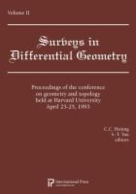  Proceedings of the Conference on Geometry and Topology held at Harvard University, April 23-25, 1993 | Buch |  Sack Fachmedien