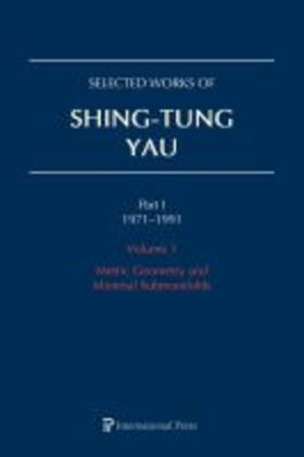 Selected Works of Shing-Tung Yau 1971â€“1991: 5-Volume Set | Buch | 978-1-57146-368-5 | sack.de