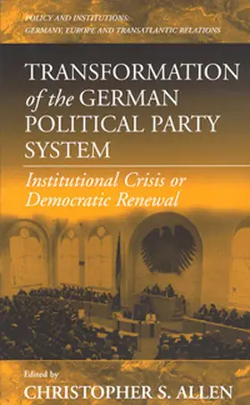 Allen |  Transformation of the German Political Party System | Buch |  Sack Fachmedien