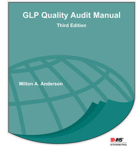 Anderson |  GLP Quality Audit Manual | Buch |  Sack Fachmedien