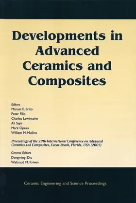 Brito / Filip / Lewinsohn |  Developments in Advanced Ceramics and Composites | Buch |  Sack Fachmedien