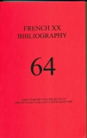  French XX Bibliography: Issue 64 | Buch |  Sack Fachmedien