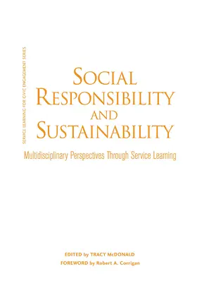 McDonald |  Social Responsibility and Sustainability | Buch |  Sack Fachmedien