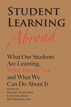 Vande Berg / Paige / Lou |  Student Learning Abroad | Buch |  Sack Fachmedien