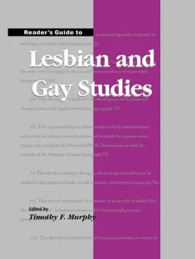 Murphy |  Reader's Guide to Lesbian and Gay Studies | Buch |  Sack Fachmedien