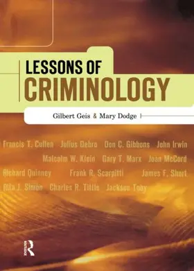 Geis / Dodge |  Lessons of Criminology | Buch |  Sack Fachmedien