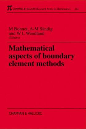 Bonnet |  Mathematical Aspects of Boundary Element Methods | Buch |  Sack Fachmedien