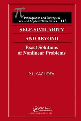 Sachdev |  Self-Similarity and Beyond | Buch |  Sack Fachmedien