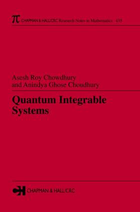 Choudhury |  Quantum Integrable Systems | Buch |  Sack Fachmedien