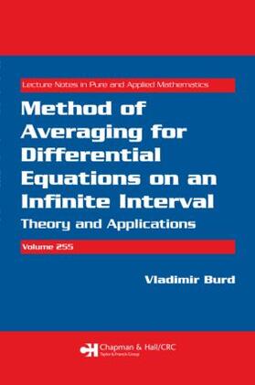 Burd |  Method of Averaging for Differential Equations on an Infinite Interval | Buch |  Sack Fachmedien