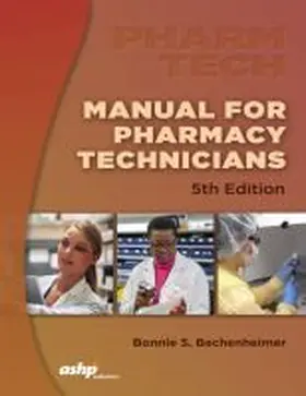  Manual for Pharmacy Technicians | Buch |  Sack Fachmedien