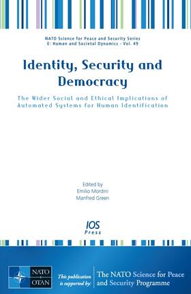 Mordini / Green | Identity, Security and Democracy | Buch | 978-1-58603-940-0 | sack.de