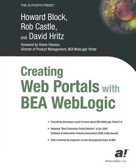 Castle / Block / Hritz |  Creating Web Portals with BEA Weblogic | Buch |  Sack Fachmedien