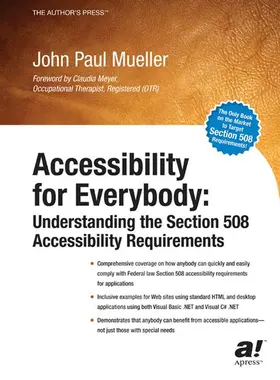 Mueller |  Accessibility for Everybody | Buch |  Sack Fachmedien