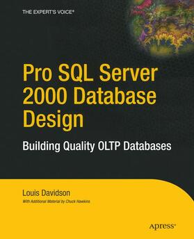 Davidson |  Pro SQL Server 2000 Database Design | Buch |  Sack Fachmedien
