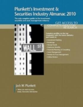 Plunkett's Investment & Securities Industry Almanac 2010 | Buch |  Sack Fachmedien