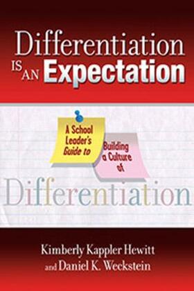 Kappler Hewitt / Weckstein |  Differentiation Is an Expectation | Buch |  Sack Fachmedien