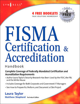 Taylor |  FISMA Certification and Accreditation Handbook | Buch |  Sack Fachmedien