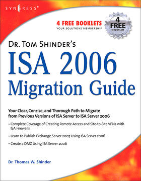 Shinder |  Dr. Tom Shinder's ISA Server 2006 Migration Guide | Buch |  Sack Fachmedien