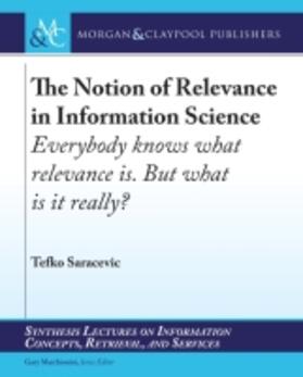  NOTION OF RELEVANCE IN INFO SC | Buch |  Sack Fachmedien