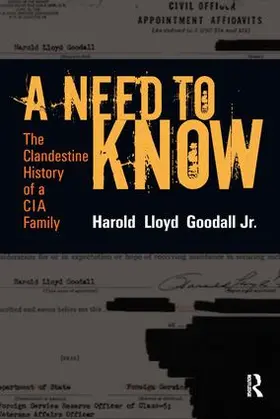 Goodall Jr |  A Need to Know | Buch |  Sack Fachmedien