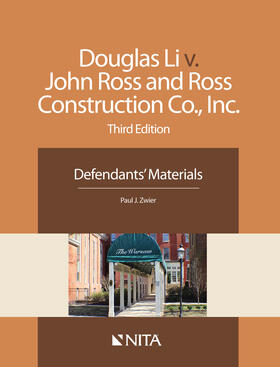 Zwier |  Douglas Li V. John Ross and Ross Construction Co., Inc. | Buch |  Sack Fachmedien