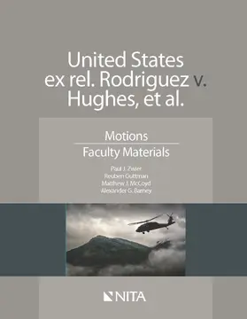 Zwier / Guttman / McCoyd |  United States Ex Rel. Rodriguez V. Hughes, Et. Al. | Buch |  Sack Fachmedien