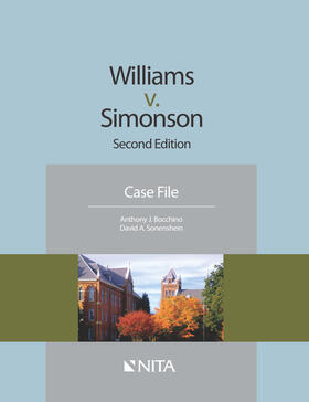 Bocchino / Sonenshein |  Williams V. Simonson: Case File | Buch |  Sack Fachmedien