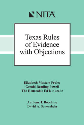 Fraley / Powell / Kinkeade |  Texas Rules of Evidence with Objections | Buch |  Sack Fachmedien