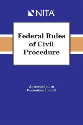 Nita |  Federal Rules of Civil Procedure | Buch |  Sack Fachmedien