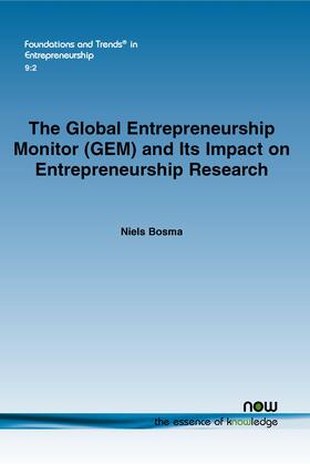  The Global Entrepreneurship Monitor (GEM) and its Impact on Entrepreneurship Research | Buch |  Sack Fachmedien