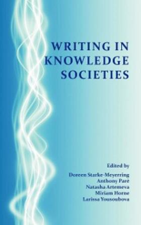 Starke-Meyerring / Paré |  Writing in Knowledge Societies | eBook | Sack Fachmedien