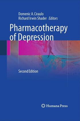Ciraulo / Shader |  Pharmacotherapy of Depression | Buch |  Sack Fachmedien