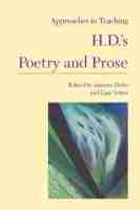 Debo / Vetter |  Approaches to Teaching H.D.'s Poetry and Prose | Buch |  Sack Fachmedien
