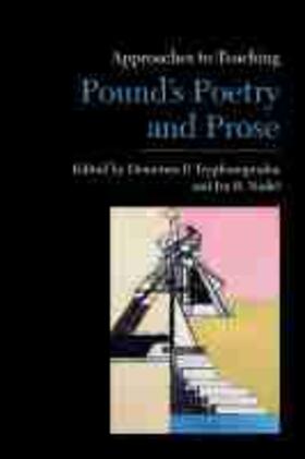 Tryphonopoulos / Nadel |  Approaches to Teaching Pound's Poetry and Prose | Buch |  Sack Fachmedien