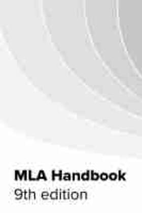  MLA Handbook (Official) | Buch |  Sack Fachmedien