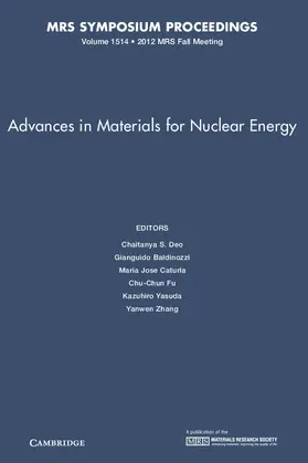 Baldinozzi / Deo / Caturla |  Advances in Materials for Nuclear Energy | Buch |  Sack Fachmedien