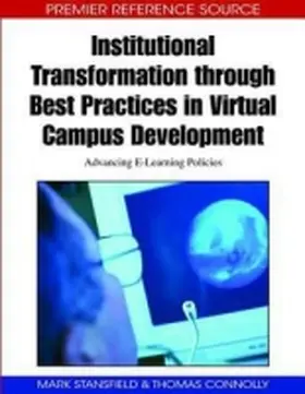 Connolly / Stansfield |  Institutional Transformation through Best Practices in Virtual Campus Development | Buch |  Sack Fachmedien