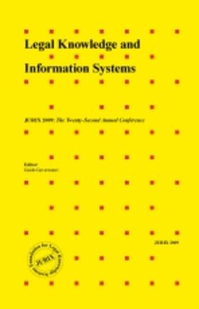 Governatori | Legal Knowledge and Information Systems | Buch | 978-1-60750-082-7 | sack.de