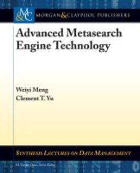  ADVD METASEARCH ENGINE TECHNOL | Buch |  Sack Fachmedien