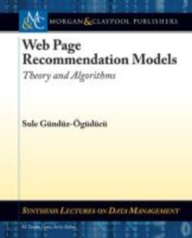  WEB PAGE RECOMMENDATION MODELS | Buch |  Sack Fachmedien
