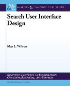  SEARCH USER INTERFACE DESIGN | Buch |  Sack Fachmedien