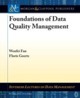 FOUNDATIONS OF DATA QUALITY MG | Buch | 978-1-60845-777-9 | sack.de