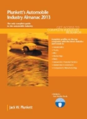 Plunkett |  Plunkett's Automobile Industry Almanac 2013 | Buch |  Sack Fachmedien